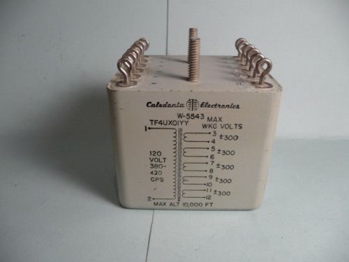 Caledonia electronics transformer power p/n w-5543 nsn 5950-00-302-1751 for sale