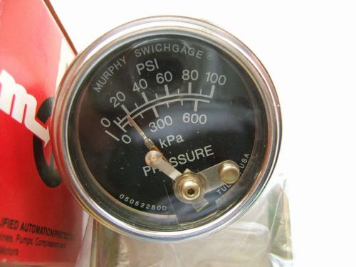 Murphy switch 20p-100 pressure swichgage 0-100 for sale