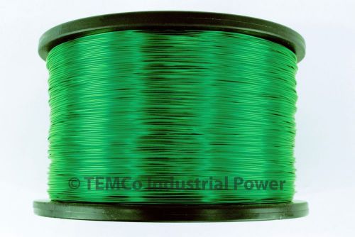 Magnet wire 26 awg gauge enameled copper 155c 10lb 12580ft magnetic coil green for sale
