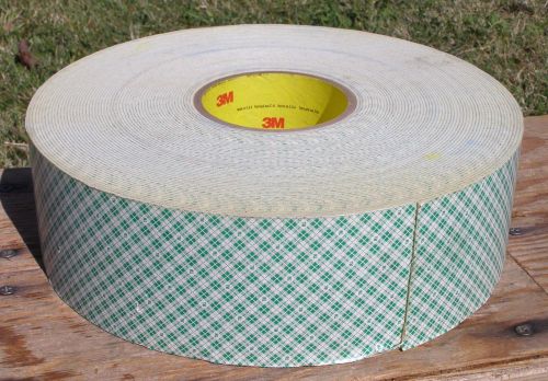 Large roll 3m double back foam adhesive tape 3&#034; wide carpet mounting automotive for sale