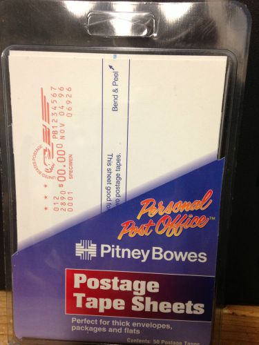 Postage Tape Sheets from Pitney Bowes