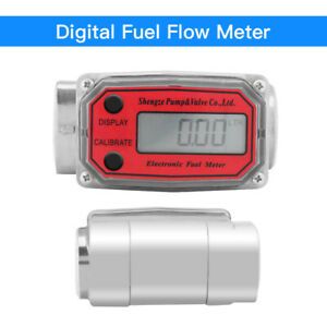 High Accuracy Flow Meter LCD Display For Measuring Diesel Kerosene Oil System