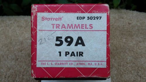 Starrett No. 59A Trammels with Box from L.S. Starrett Co.
