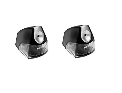A pair of newly manufactured Stanley Bostitch Personal Automatic Pencil Sharpeners EPS4-BLACK.