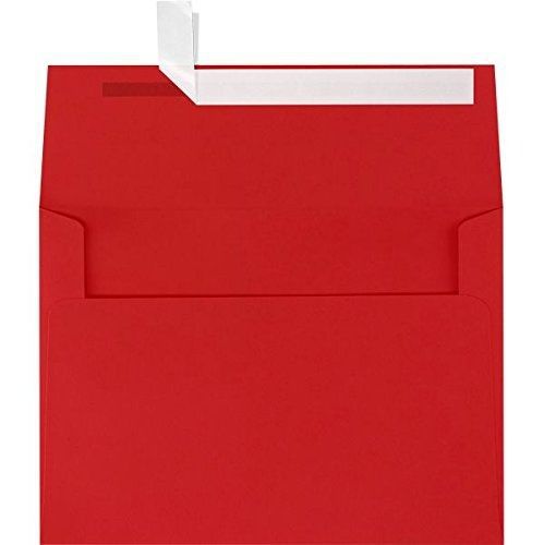 -Pack)

A4 Ruby Red Invitation Envelopes with Peel & Press feature - Pack of 50, from LUXPaper. (4 1/4 x 6 1/4)