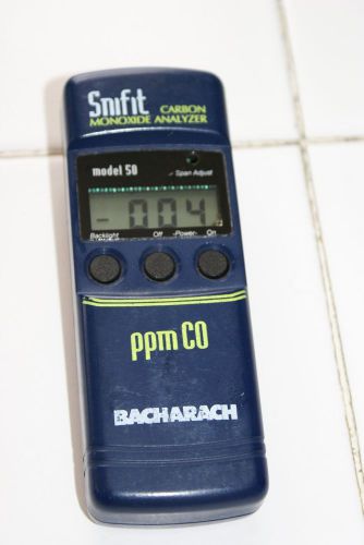 Bacharach Snif-It model 50 Carbon Monoxide Analyzer