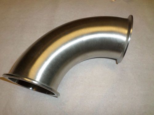 4&#034; sanitary stainless 90 elbow 304 for sale