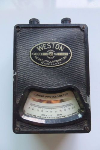 Cenco Photometer Model 440 Meter by Weston Electrical Instrument Corp.