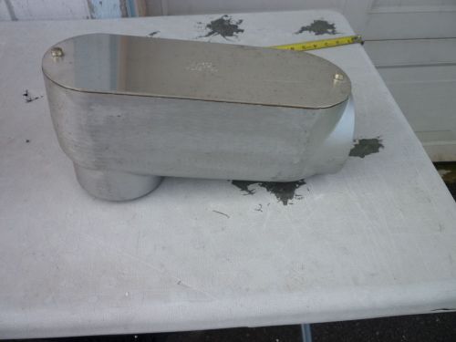 Killark olb-0 4&#034; aluminum duraloy conduit body fitting in box 4 inch for sale