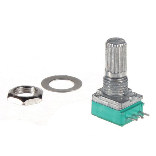 50 k ohm linear rotary pot potentiometer with nut &amp; spacer for sale