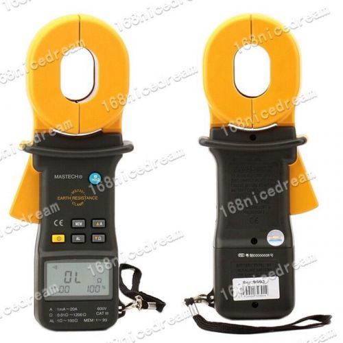 MASTECH MS2301 High Accuracy Low Resistance Clamp Earth Ground Tester Meter N0127