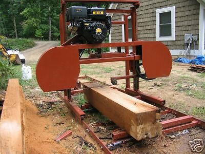 Sawmill portable bandsawmill kit 36&#034; x 16&#039; $1,895.00 has free engine upgrade for sale