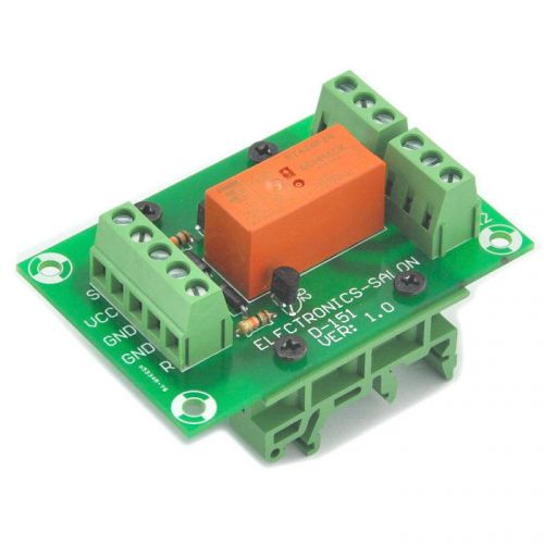 Bistable/latching dpdt 8 amp power relay module, dc24v coil, with din rail feet for sale