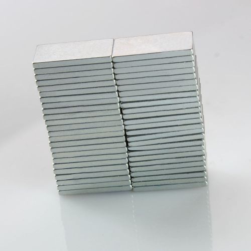 Rare Earth Block NdFeB Magnet with Super Power - 50x Neodymium N35 Magnets sized F12*6*1mm.