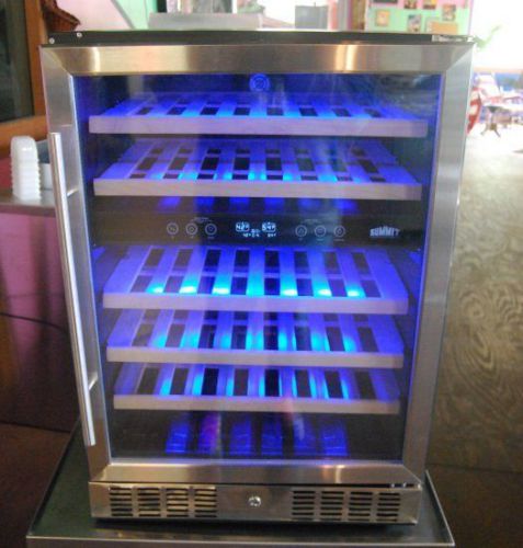 New summit professional dual zone 46 bottle wine cooler cellar! for sale