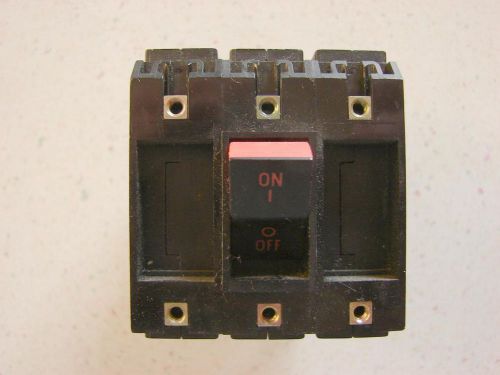 Airpax 3-pole 75 amp panel mount ielbxk111-1-61-60.0-n3-v circuit breaker for sale