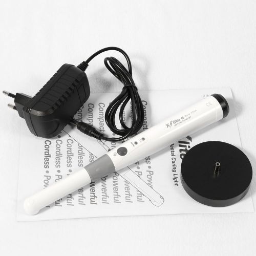 Hot new dental cordless wireless led curing light lamp 330 rotation th white for sale