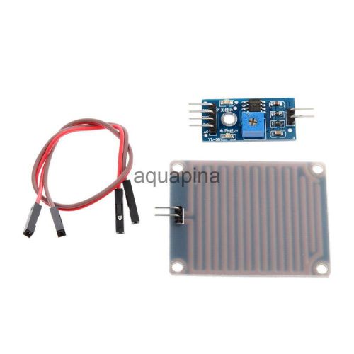 Arduino-compatible Raindrop Water Detection Module Board Plate