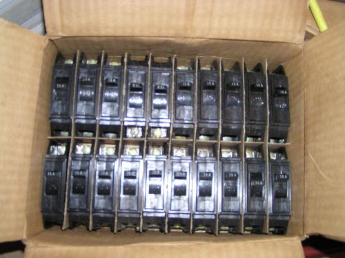 Lot of 20 general electric ge 15 amp circuit breaker p/n tq1115 nos ge for sale