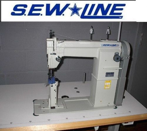 Sew line 810  new 1-needle postbed roll feed +rev 110v industrial sewing machine for sale