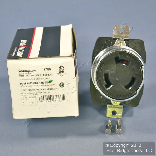 Cooper Hart-Lock 50A 250VDC/600VAC Turn Locking Receptacle (Model 3769)