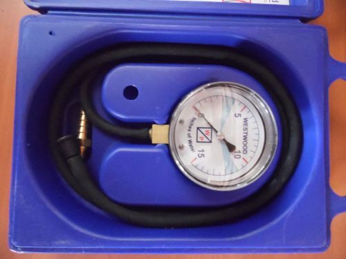 Gas pressure testor with case, westwood t91 for natural gas &amp; l.p. appliances for sale