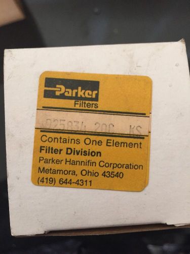 Parker Hydraulic Filter 925834-20C KS, Brand New in Box