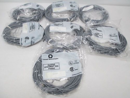 Lot 7 new lucent 107742322 ethernet cable rj-45 d8sa 25ft cable-wire d282350 for sale