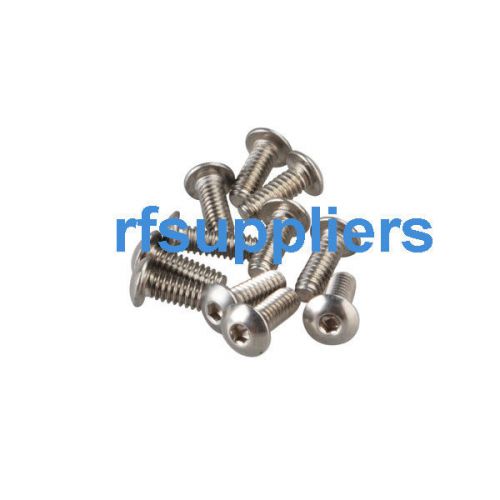 100x new stainless steel hex socket round head screw 2#-56 x 1/4 for sale
