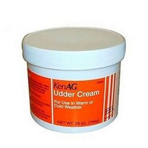 Non-Greasy KENAG Cow Udder Cream for Dairy Soreness, Chapping and Teat Care - 28 oz