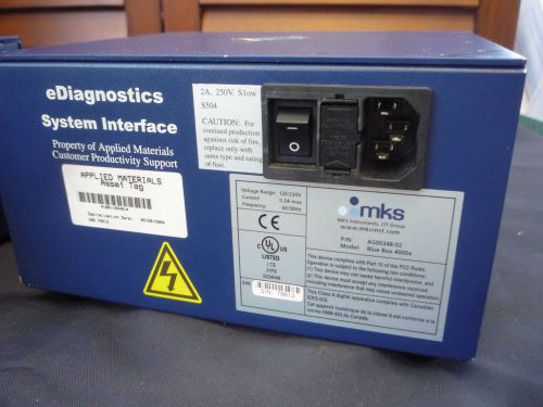Mks diagnostics systems interface -as00348-02 (item # 942 a, 942 b / 5) for sale