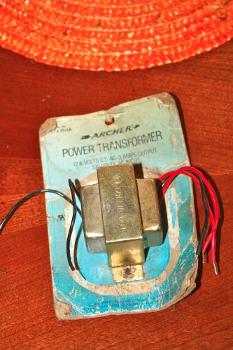 NOS ARCHER 120 Volts POWER TRANSFORMER 273-1511A  3 AMPS OUTPUT