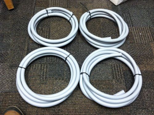 4 rolls of 12&#039; liquid tight flexible non metal conduit 1/2&#034; for sale