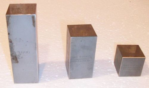 Lot of 3 machinist blocks made in usa for eastman kodak for sale