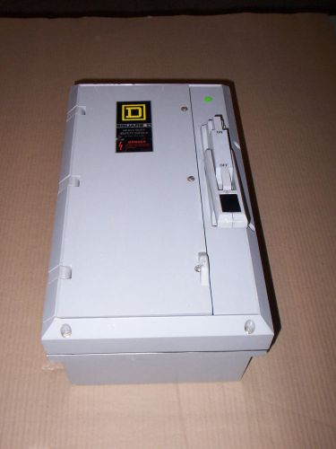 Square d h361dx 30 amp 600v fusible 4x safety switch disconnect new oob for sale