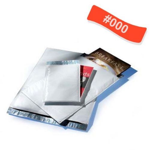 Free Shipping: 18000 #000 4X8 Poly Bubble Padded Mailers Bags