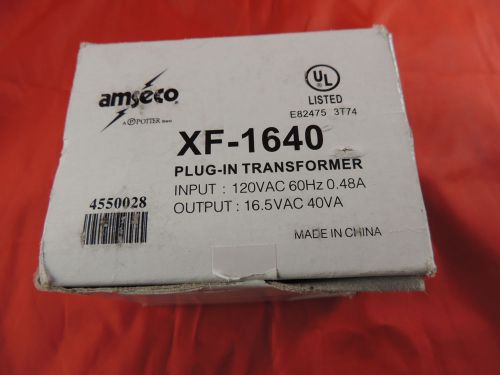 Amseco XF-1640 Boxed Plug-In Transformer