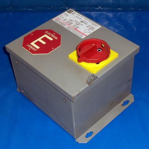 Transformer Disconnect SK750G1 Ser. A, Class 9070, 600VAC by Square D.