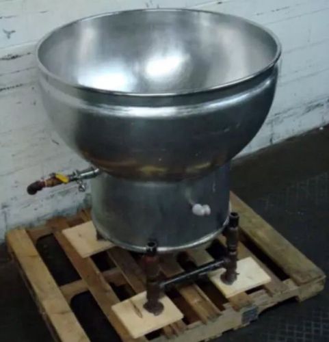 Stainless Steel Steam Kettle - Hubbert 60 Gallon Drop-In or Low Profile.