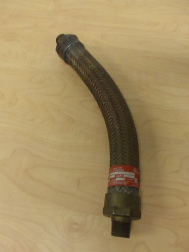 Crouse hinds eclk-212 explosion proof flexible conduit whip 3/4&#034;  12&#034; long for sale