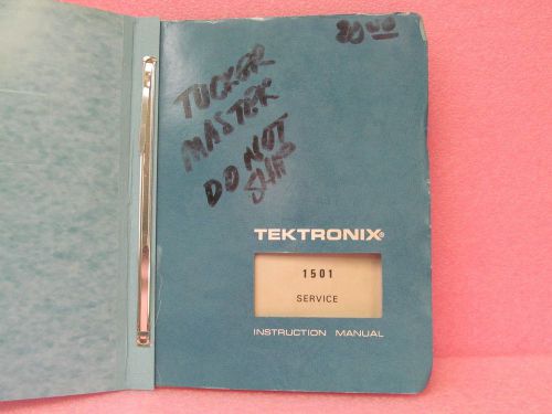 Tektronix 1501 TDR Service Manual w/schematics (11/72)