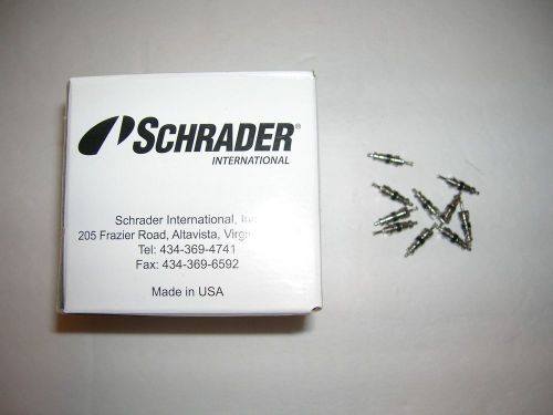 Authentic schrader valve cores 1/4&#034; (25) - standard - new - made in the usa for sale