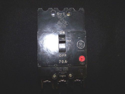 Brand new ge tey370 circuit breaker, 3pole, 70a, tey, 277/480v for sale