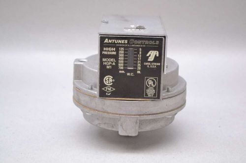 New antunes controls hgp-a m1 5-28in / 125-700mm wc high pressure switch d427085 for sale