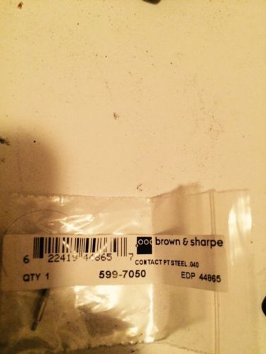 New BROWN & SHARPE Contact Point, Model #599-7050, Size: .040