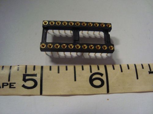 Set of 10 Generic Gold Plated 22 Pin IC Sockets