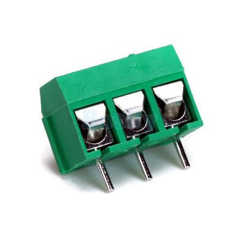 PCB Universal Screw Terminal Block Connector - 3 Pin, 3 Pole, 5mm Pitch