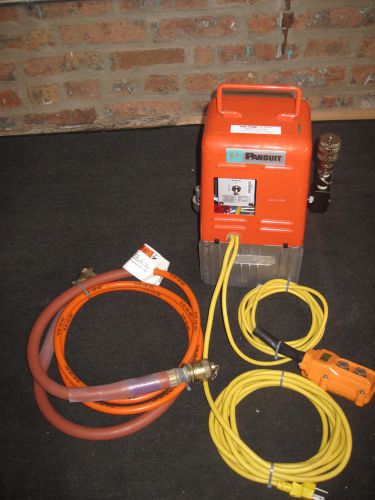 Panduit ct-901hp huskie model r14e-f1 10,000 psi hydraulic pump used very little for sale