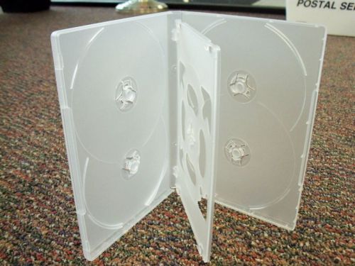 DH6C - Clear Slim 6 Disc DVD/CD Case Box