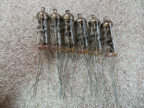 Lot of 6 pieces of IV9 and IV-9 Nixie Numitron tubes.